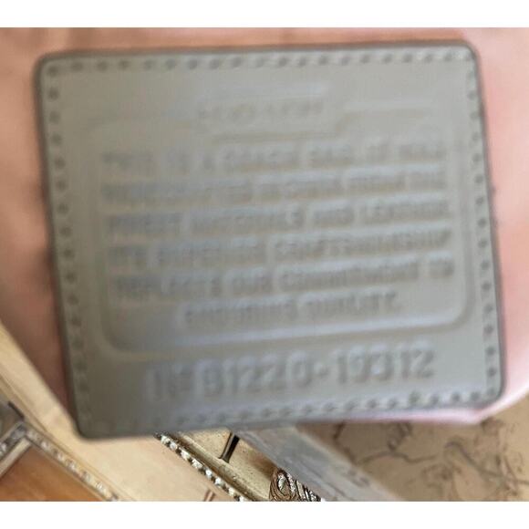 Coach Kristin Woven brown Leather Hobo Crossbody Shoulder Bag Handbag 19312 - Picture 9 of 9